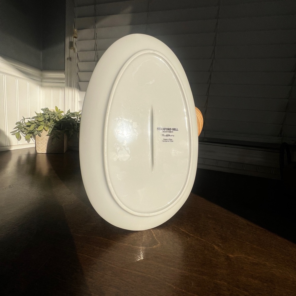 Yellow Striped Rabbit Plate - Picture 3 of 3